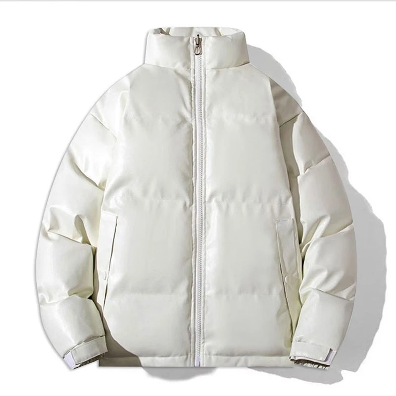 2025冬上新棉服时尚外套男女同款休闲棉服加绒加厚百搭防风外衣1