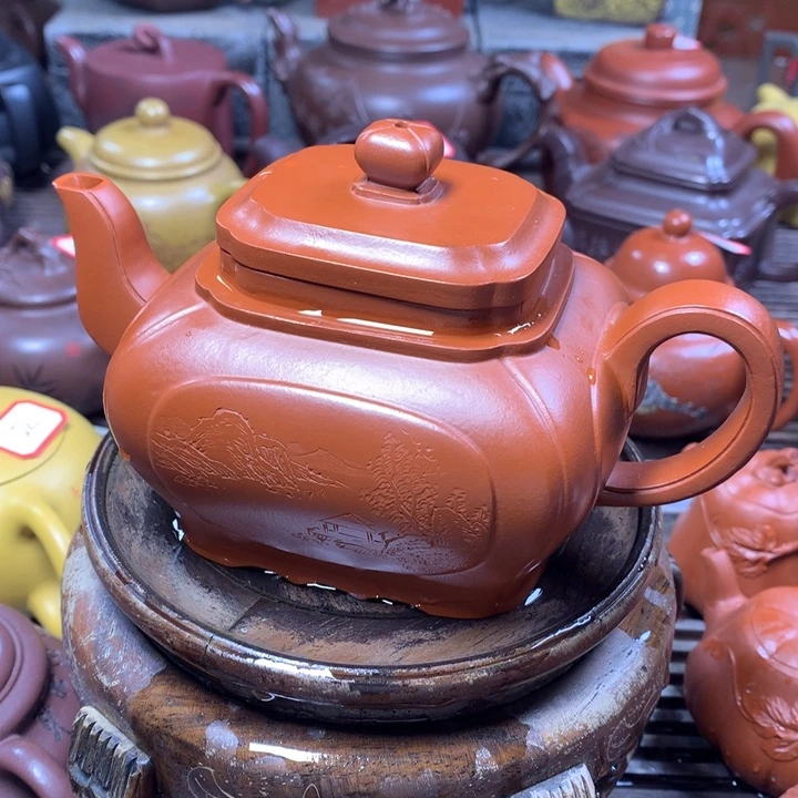 紫砂茶壶原矿手工130