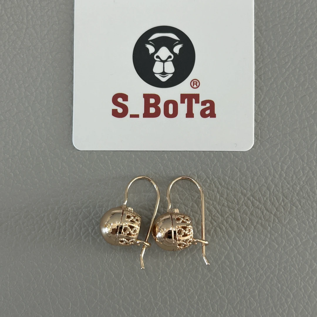 铜合金无非金属耳饰 哈萨克民族风金珠耳环小中大号礼物饰品时尚