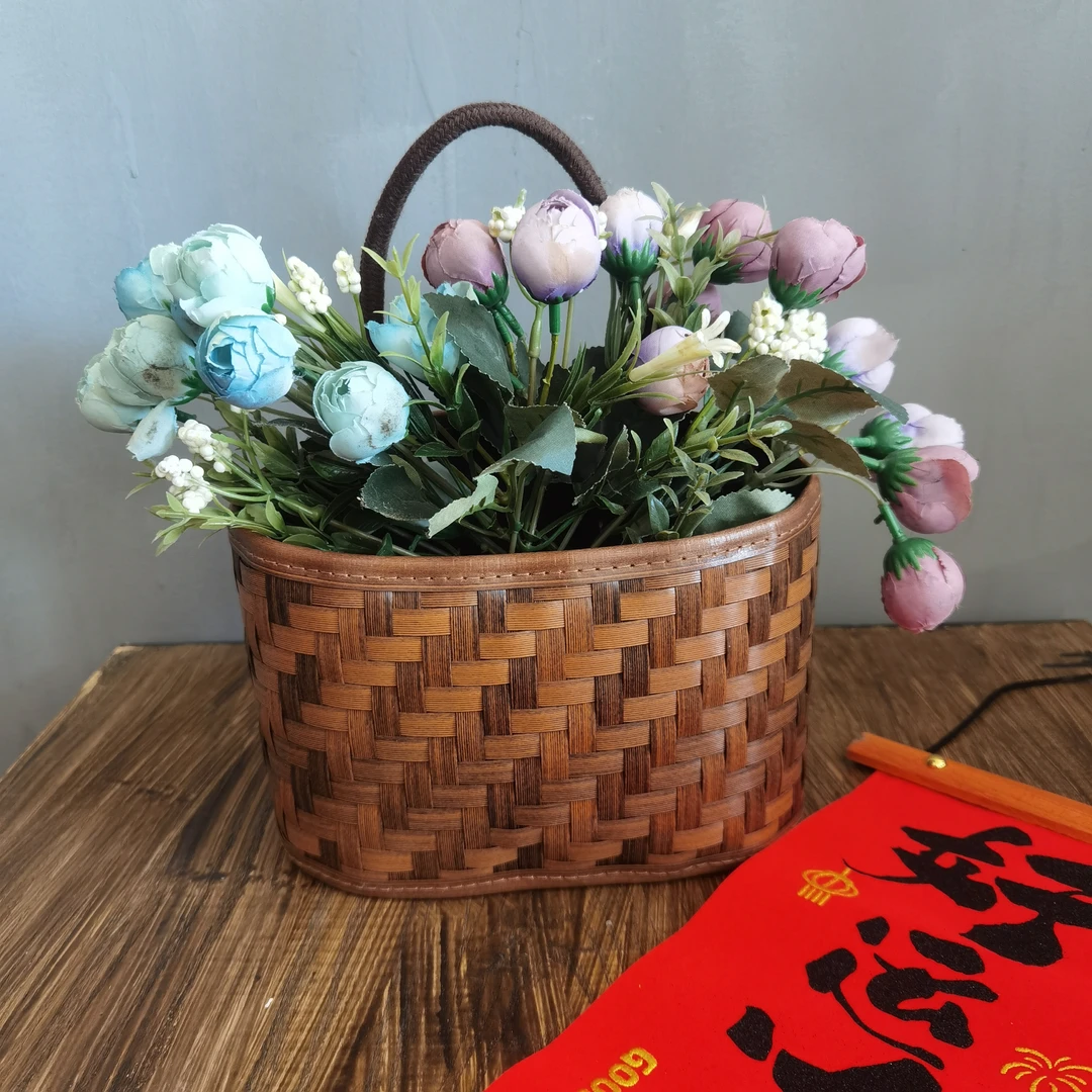 指语编艺25年春季主推款设计款小号挂篮多用途车载收纳筐单挂篮