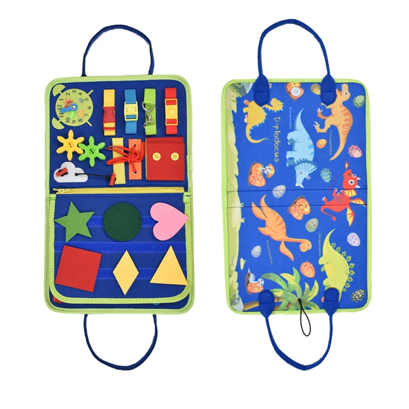 【0-6岁】早教忙碌书 布书玩具 益智学习板 安静书穿衣训练撕撕书