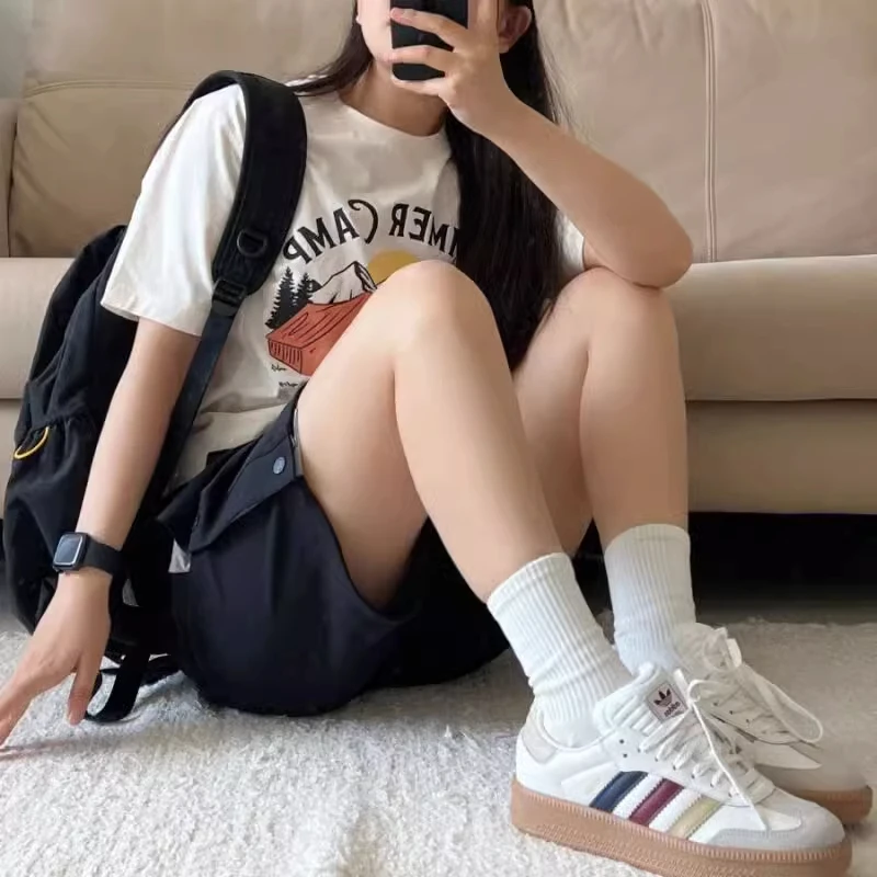 adidas阿迪达斯休闲男鞋女鞋夏季新款SAMBA XLG低帮德训板鞋T头鞋