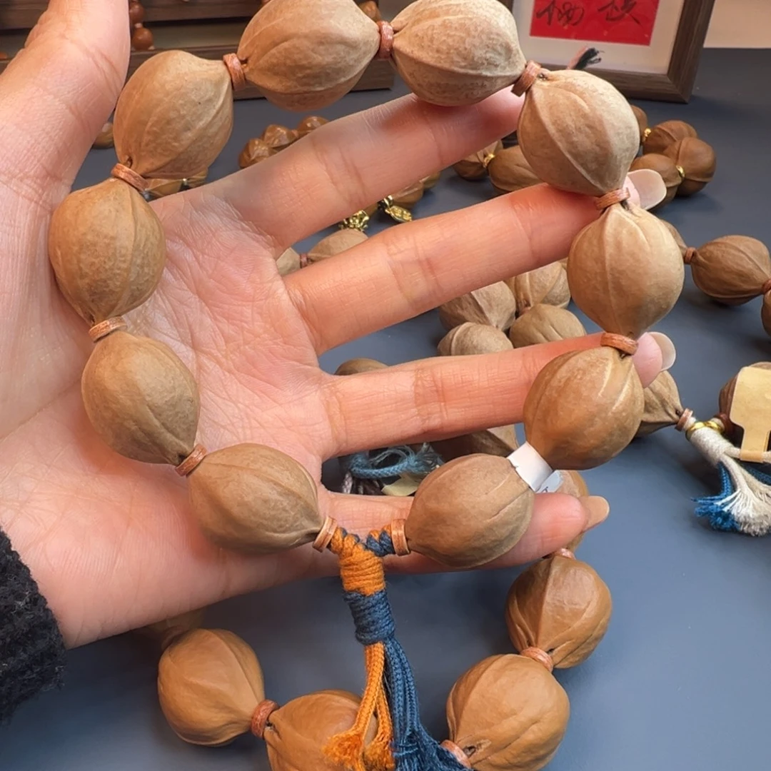 屎***便橄榄核手串梅林铁核 19×25 原皮鲨鱼背
