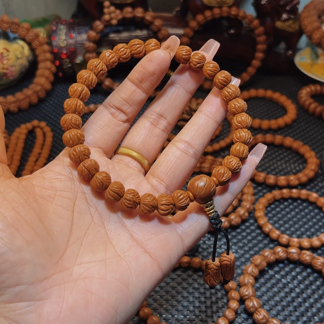 金***.桃核手串11野生小飞龙手持