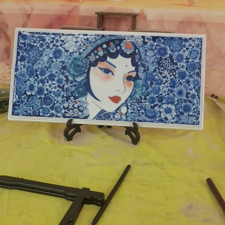 陶景德镇釉下彩手绘釉下彩