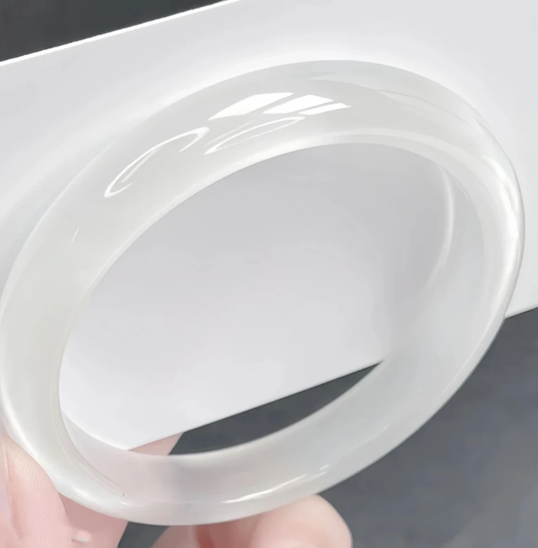 55圈口【白月光】冰透手镯