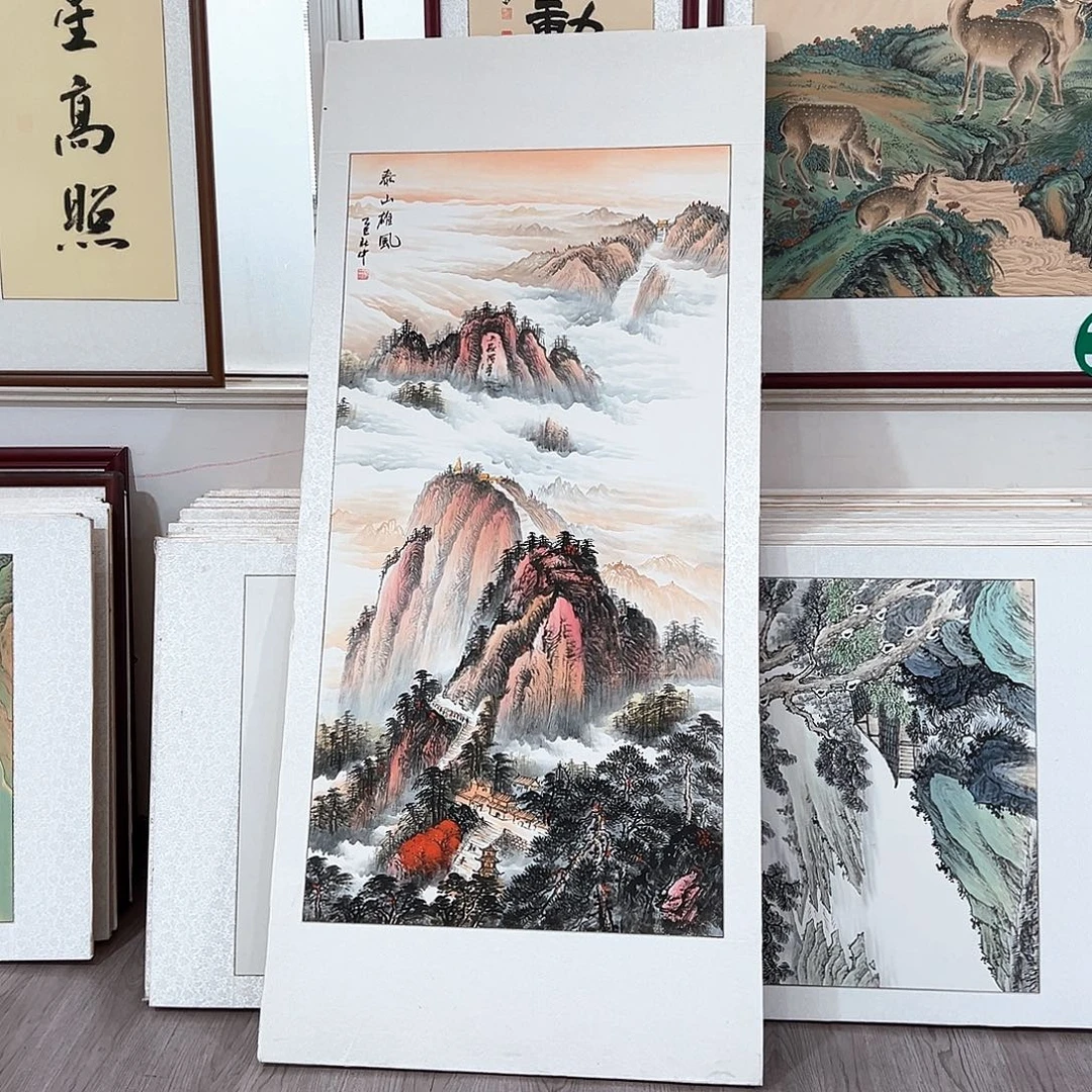 爱***森国画手绘保证假一罚万