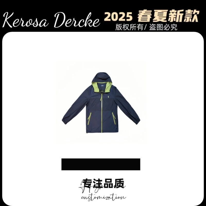 Ladde Verna【金9专属-XU778】25年夏季新款藏蓝色休闲轻薄防晒衣