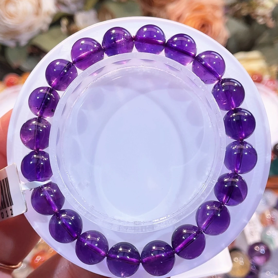 发晶手链未镶嵌、紫水晶、9+