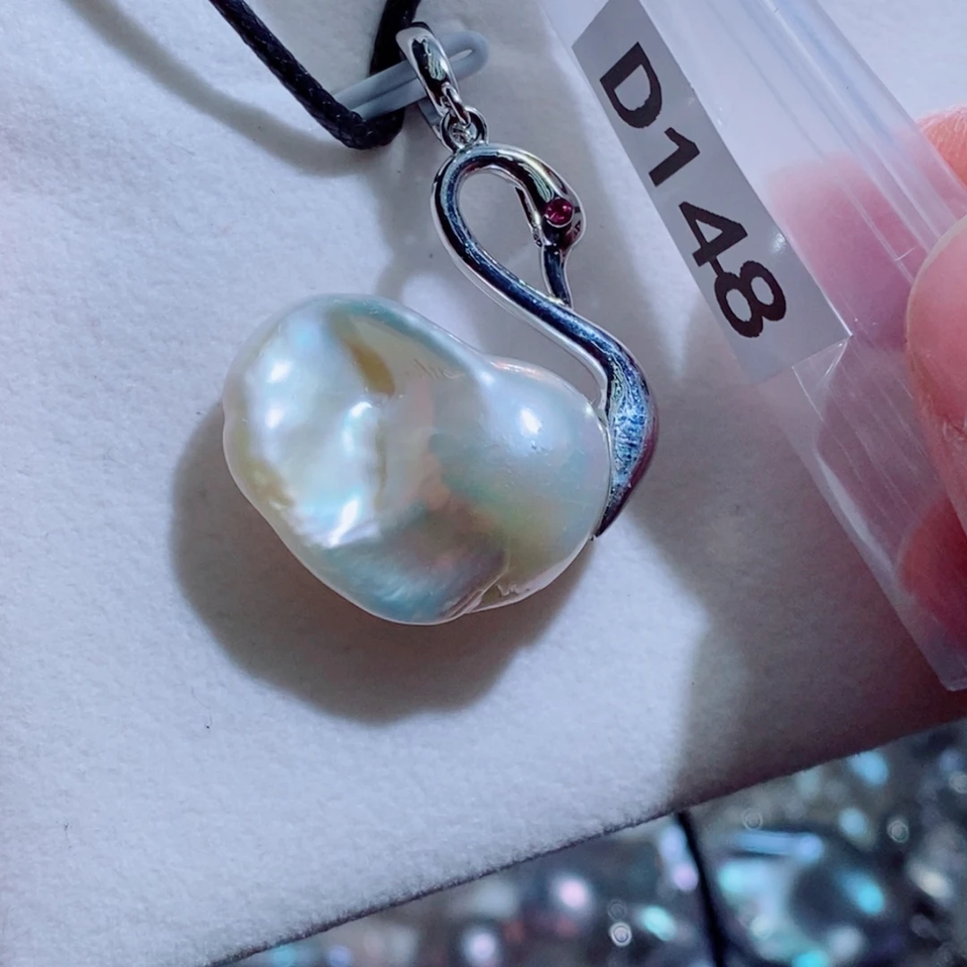 其他银S925镶嵌淡水珍珠