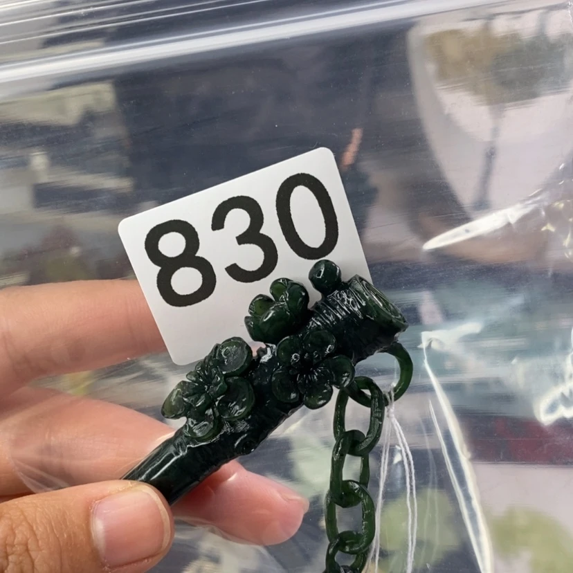 【闪购商品】岫玉发饰未镶嵌社***匪