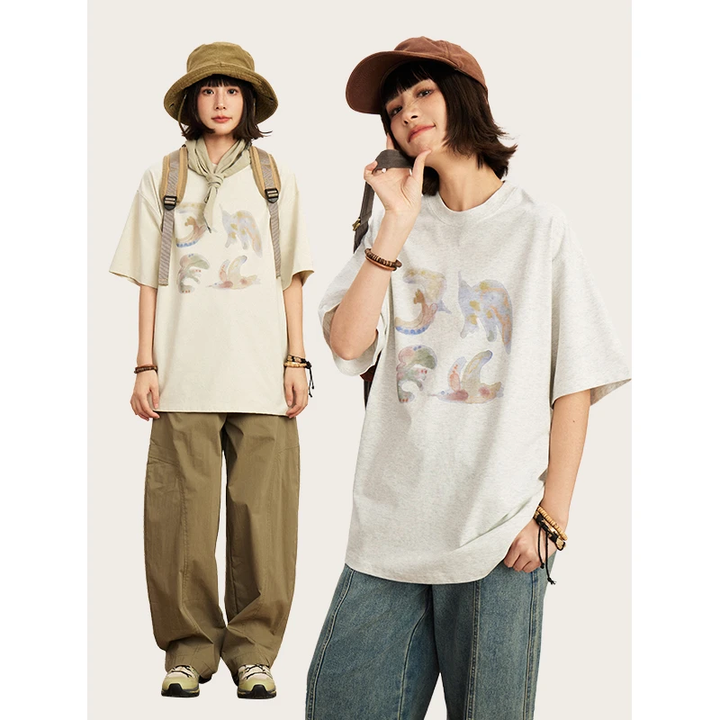 【芋总专属】ST09147索罗那UPF50冰感防晒水彩短袖hothorse/火山马