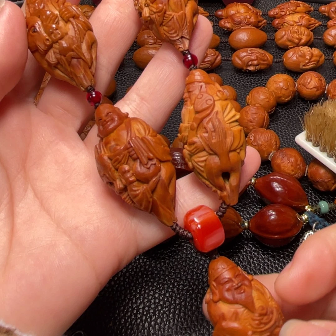 橄榄核手串/手链2.2梅林核纯刀铲五福临门