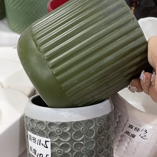 陶瓷外贸尾货多肉绿植陶瓷花盆