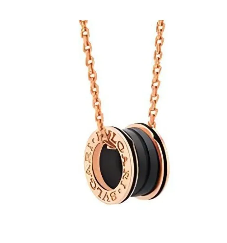 99新 BVLGARI/宝格丽 黑色Bzero1陶瓷项链