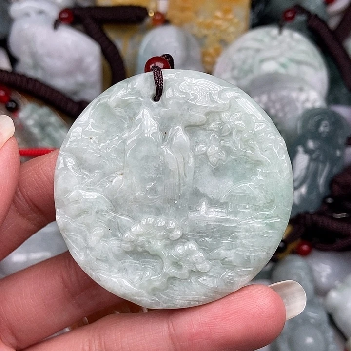 颈饰未镶嵌翡翠翡翠