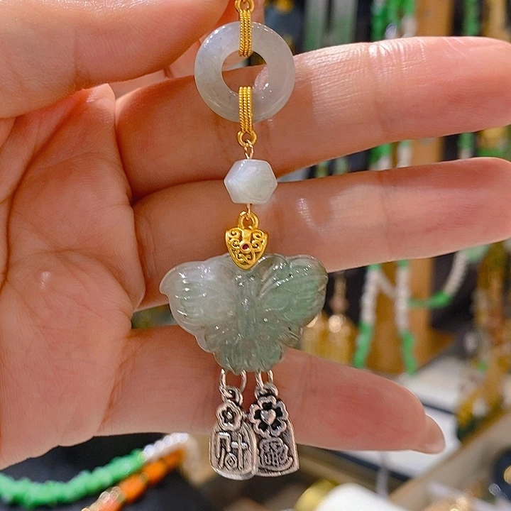 翡翠未镶嵌耳饰翡翠