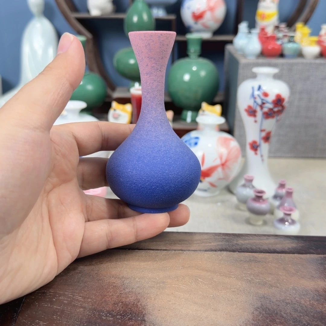 陶瓷手工小花器摆件
