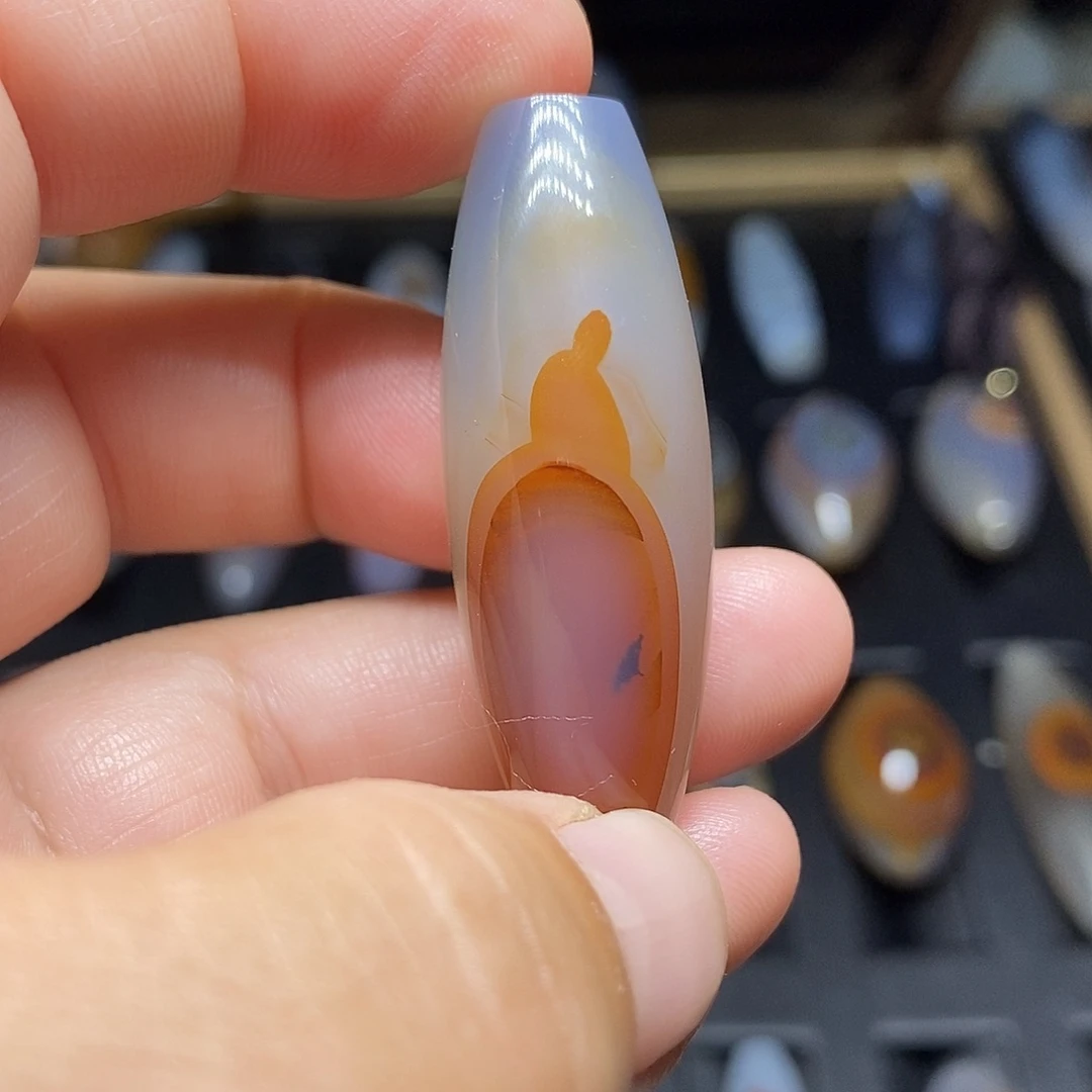 玛瑙/玉髓未镶嵌吊坠(不含链)
