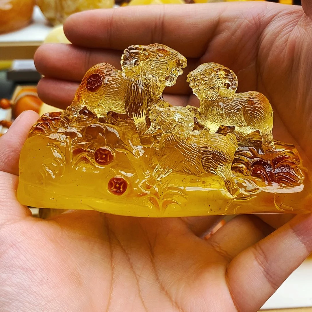 蜜蜡颈饰未镶嵌天然保真假一赔十103