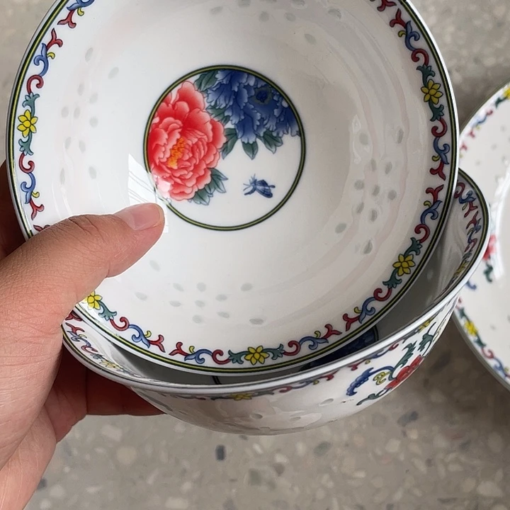 碗景德镇高温细白瓷餐具