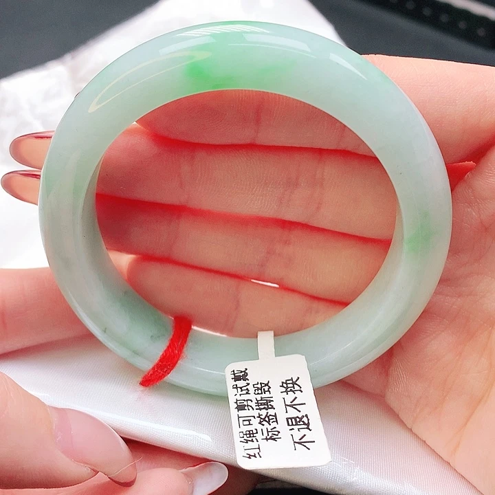 翡翠手镯未镶嵌54正圈