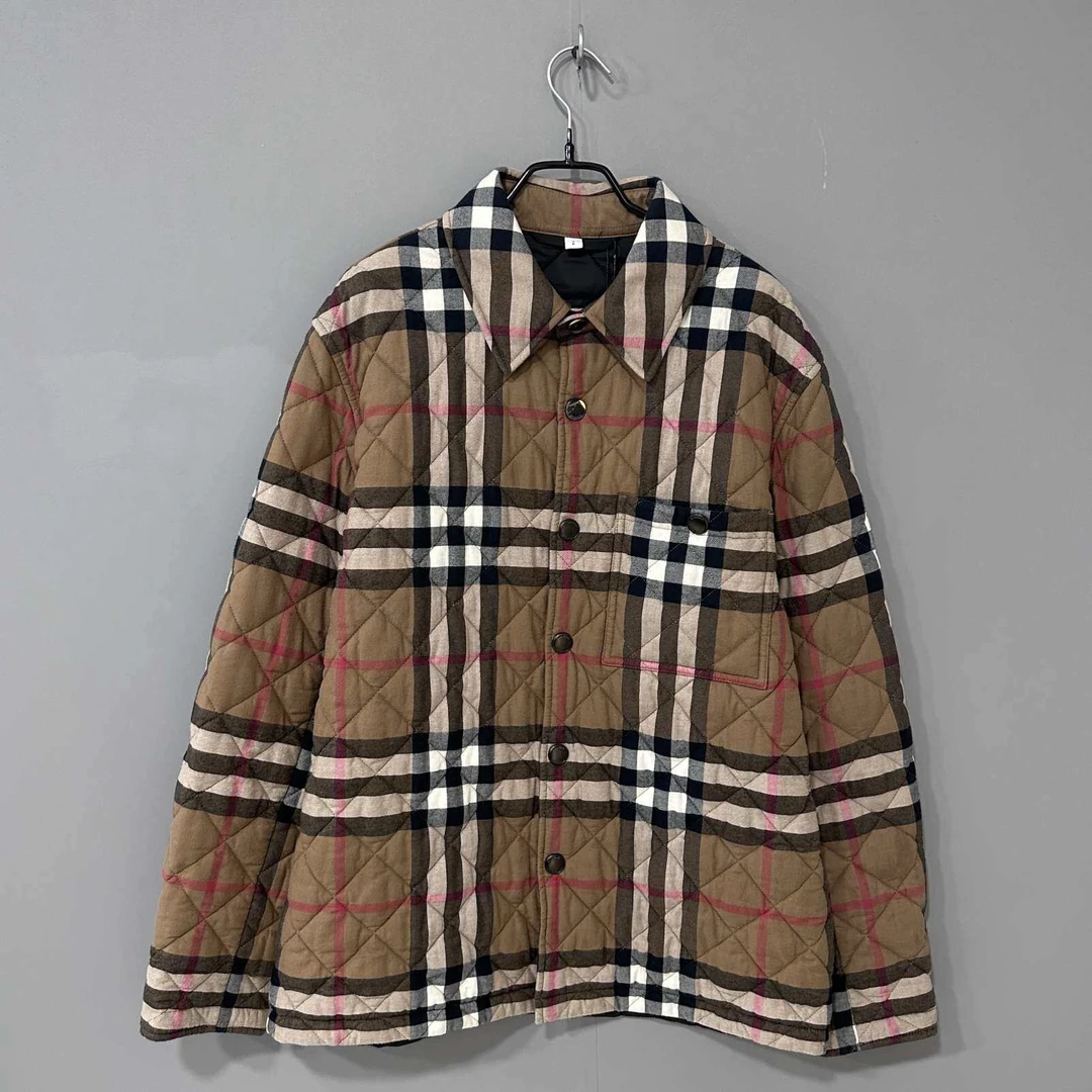 99新 BURBERRY/博柏利 经典格纹棉服 Burberry /s码/97748
