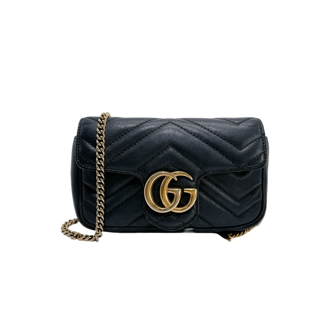 95新 古驰 安洁利严选GG Marmont/BK0157366 斜挎包