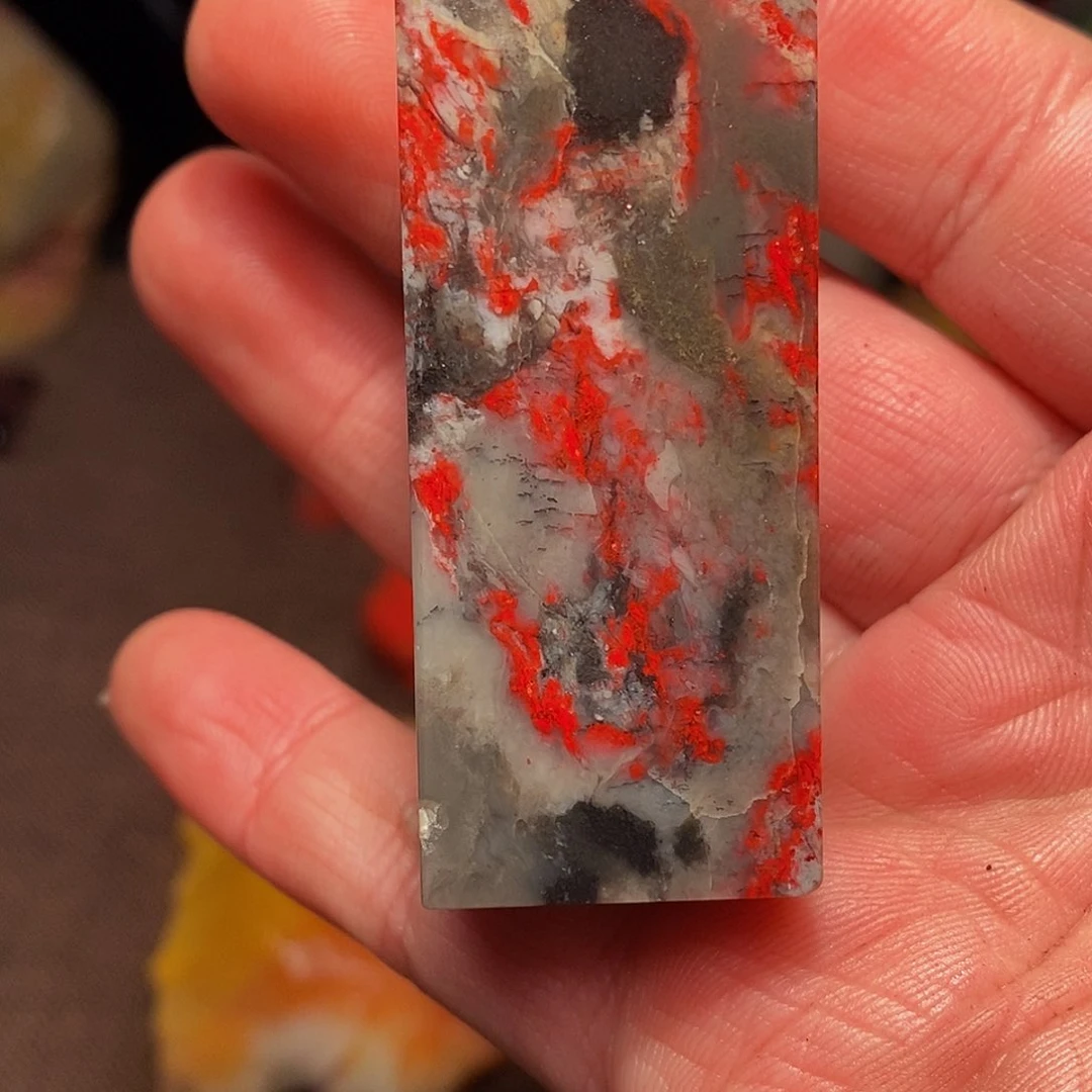 昌化鸡血石1**熊昌化鸡血石印章