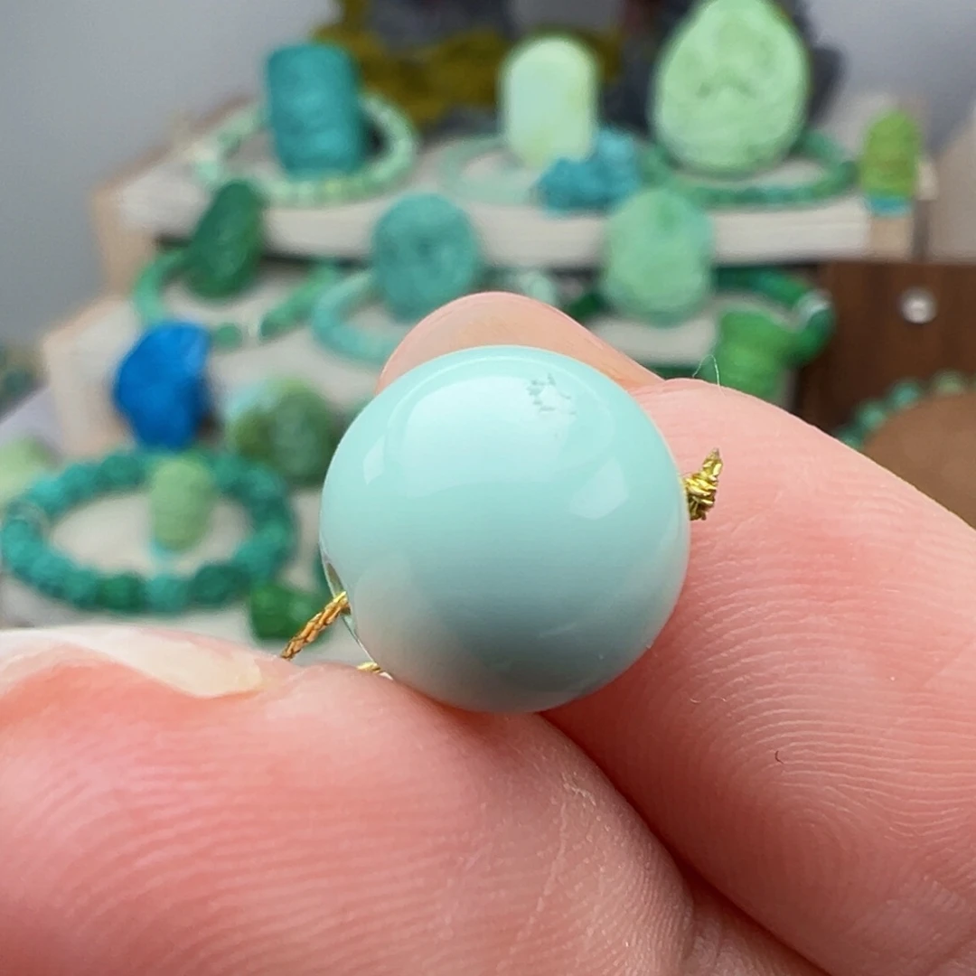 绿松石未镶嵌主播万珍