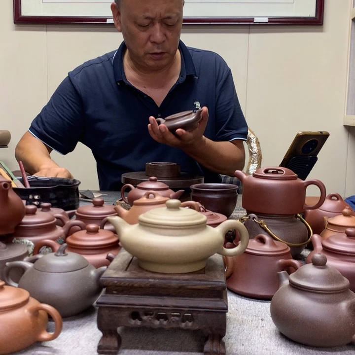 茶壶段泥书扁160 C半手工制作