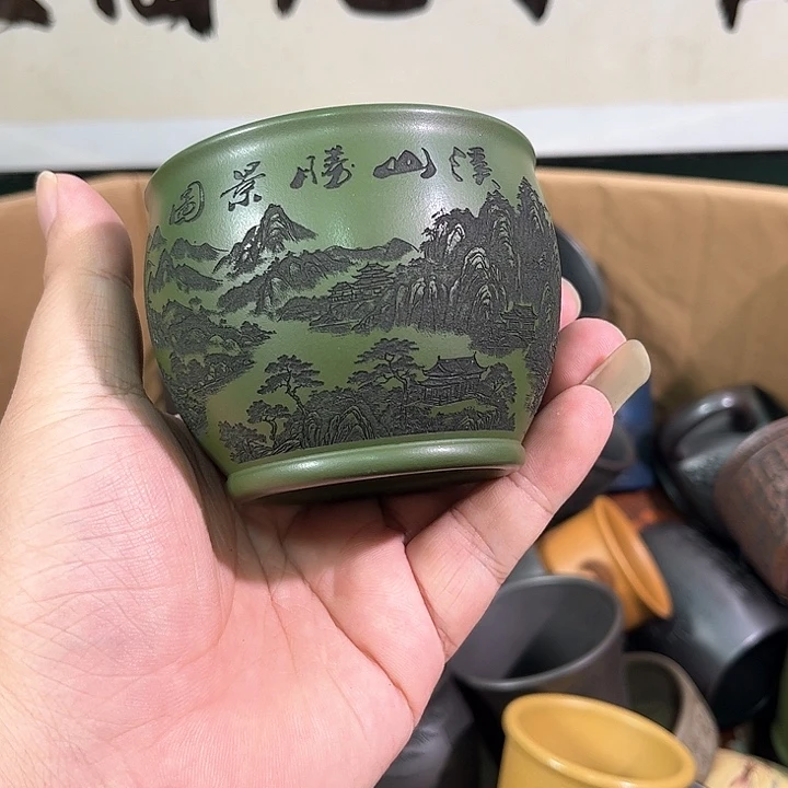 茶杯紫砂全手工紫砂主人杯