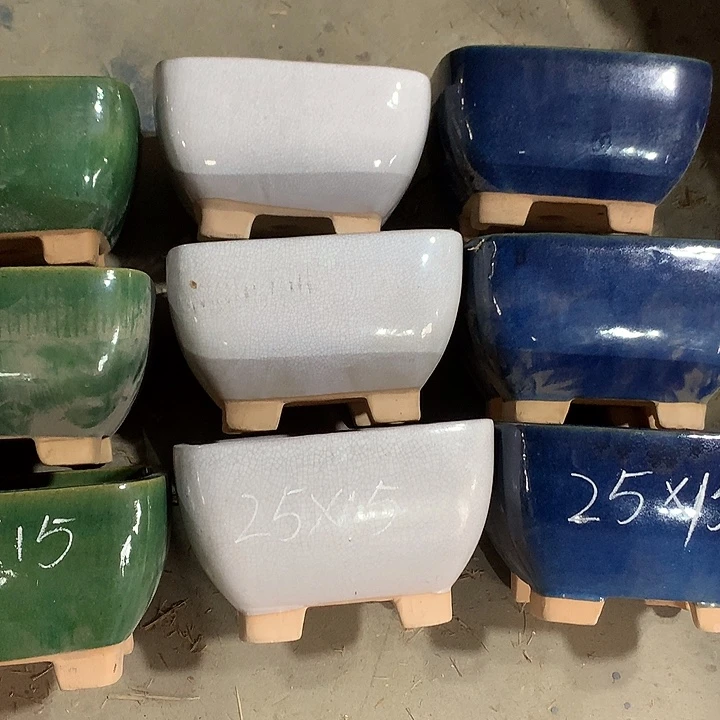 花盆紫砂紫砂釉盆微瑕处理3个