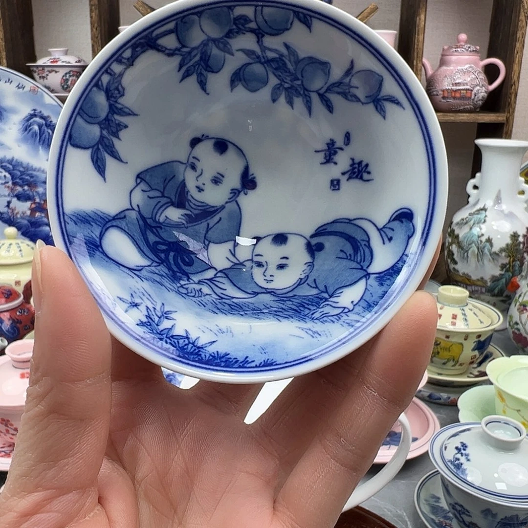 杯子陶景德镇陶瓷567老厂瓷5