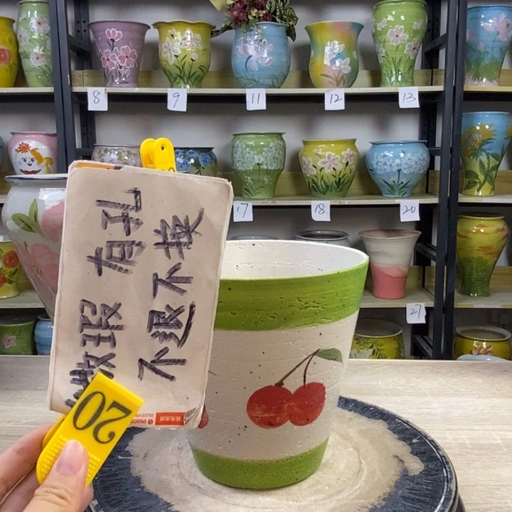 景德镇高温陶瓷花盆