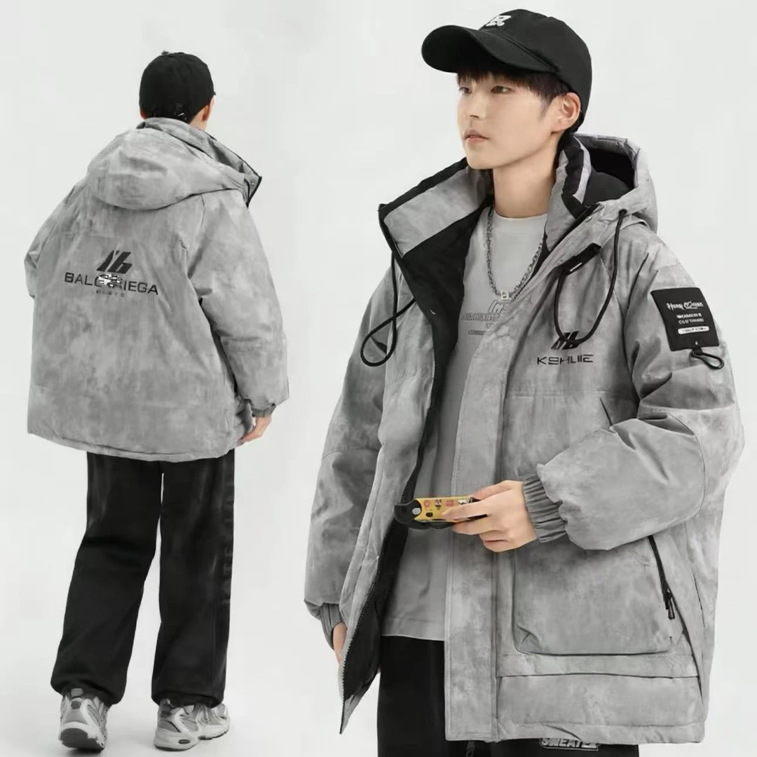 【实体现货库存】男童棉服冬季防风保暖立领连帽百搭加厚棉服810