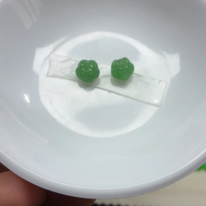 翡翠未镶嵌手链天然缅甸翡翠A货卡6