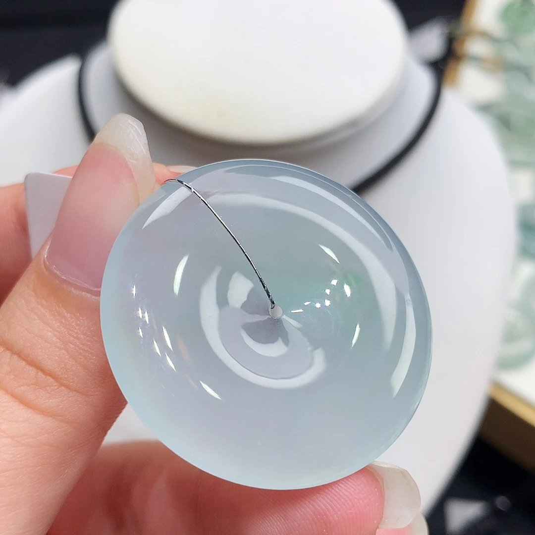 翡翠未镶嵌胸饰翡翠77，36.2/5.7