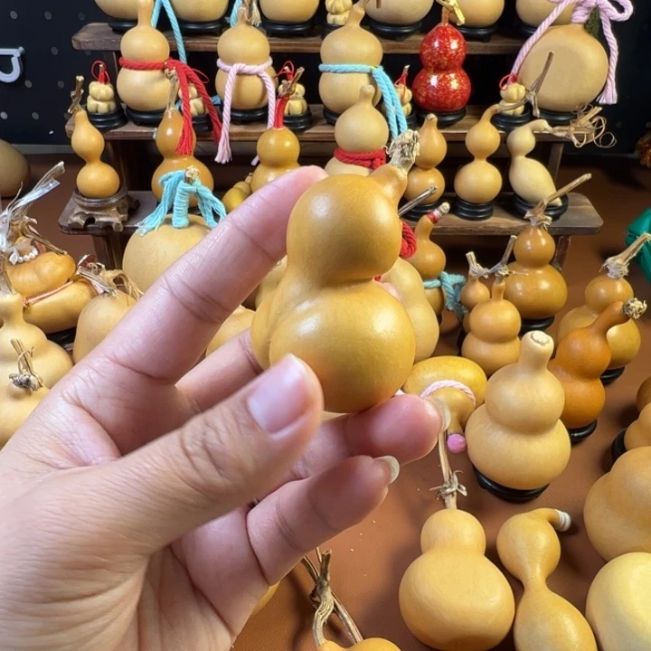 金蝉手把件摆件天然葫芦