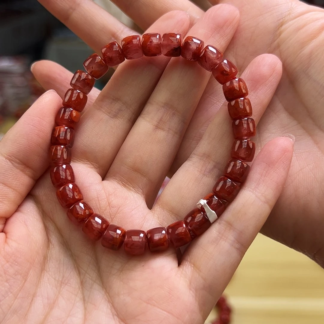 南红玛瑙瓦西手串7mm多样性发一未镶嵌