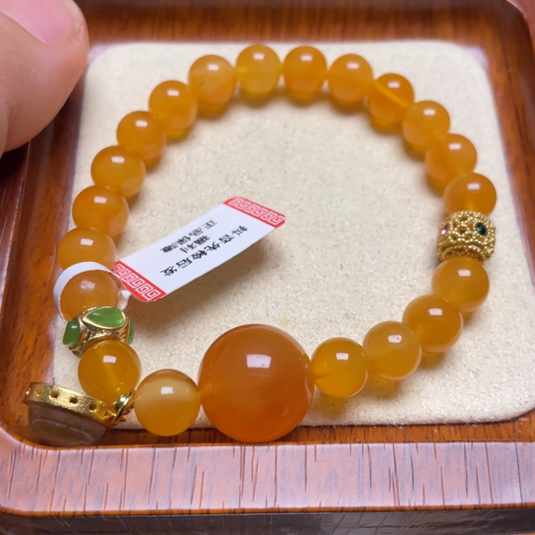 蜜蜡手链未镶嵌手串