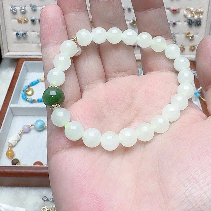 和田玉手链未镶嵌手链