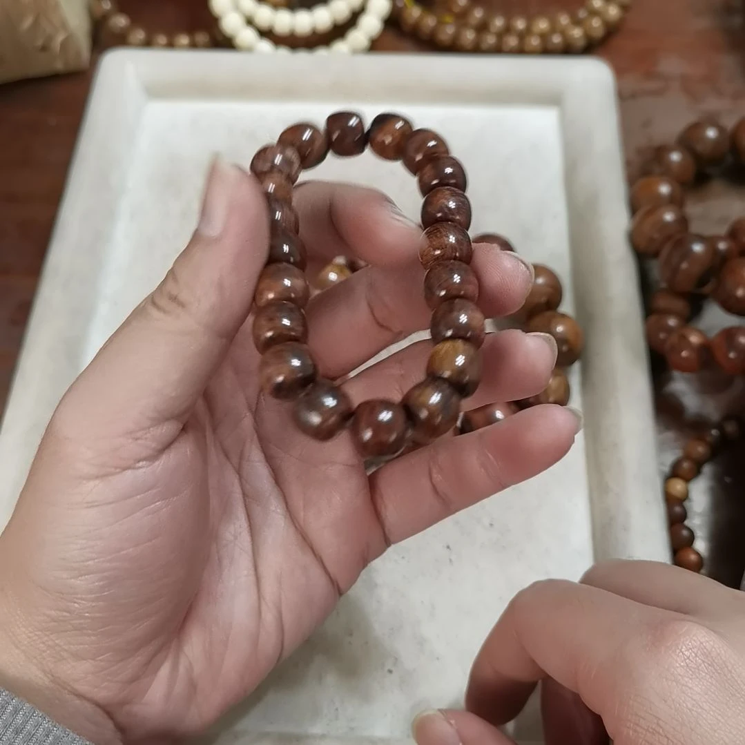 黄花梨/降香黄檀手串/手链11mm桶珠