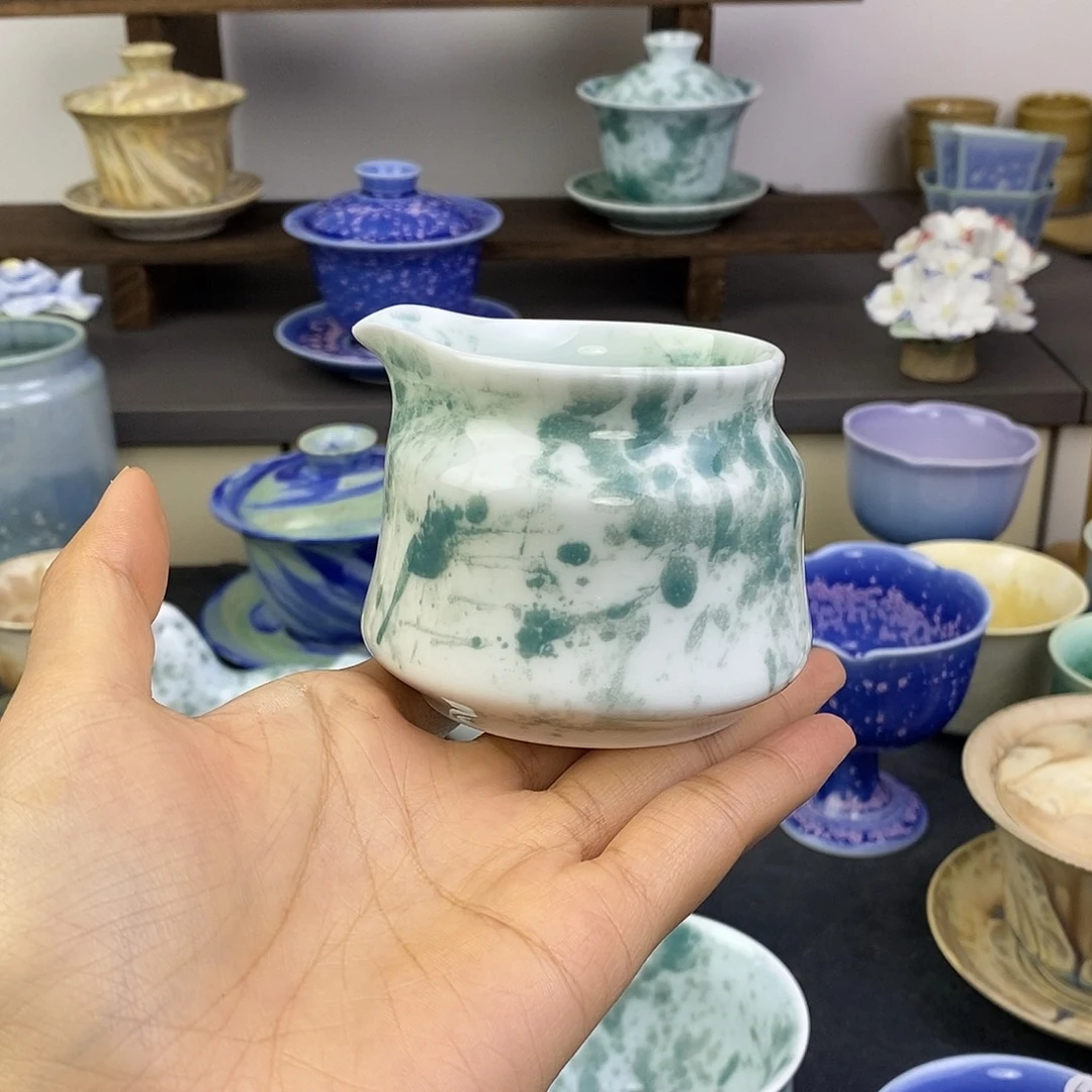 景德镇高温陶瓷公道杯