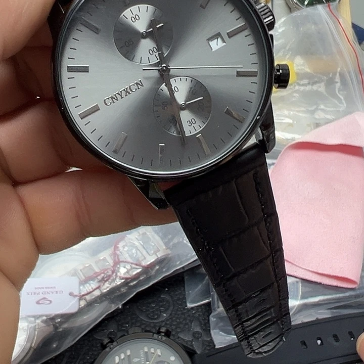 全新未使用石英计时表