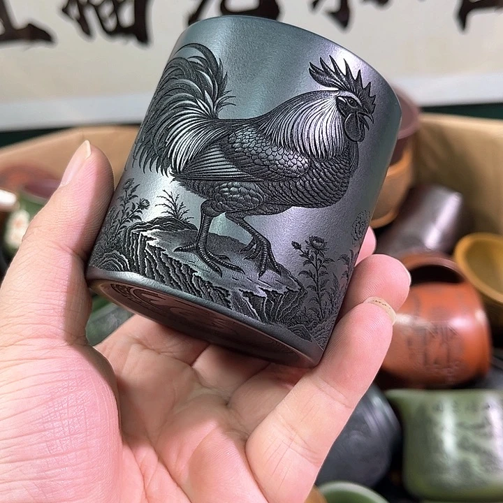 茶杯紫砂全手工紫砂主人杯