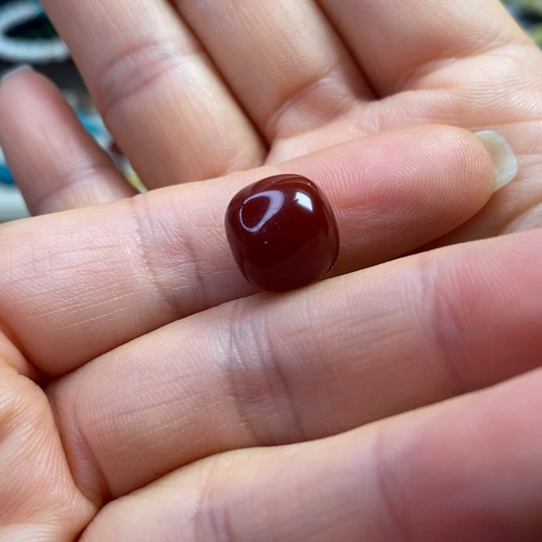 南红玛瑙12mm牛血老型未镶嵌