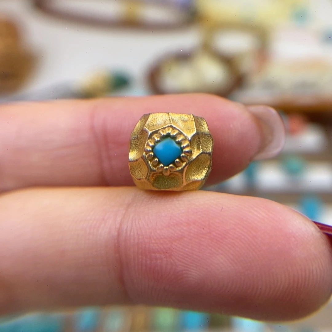 绿松石无相18K金镶嵌R**l