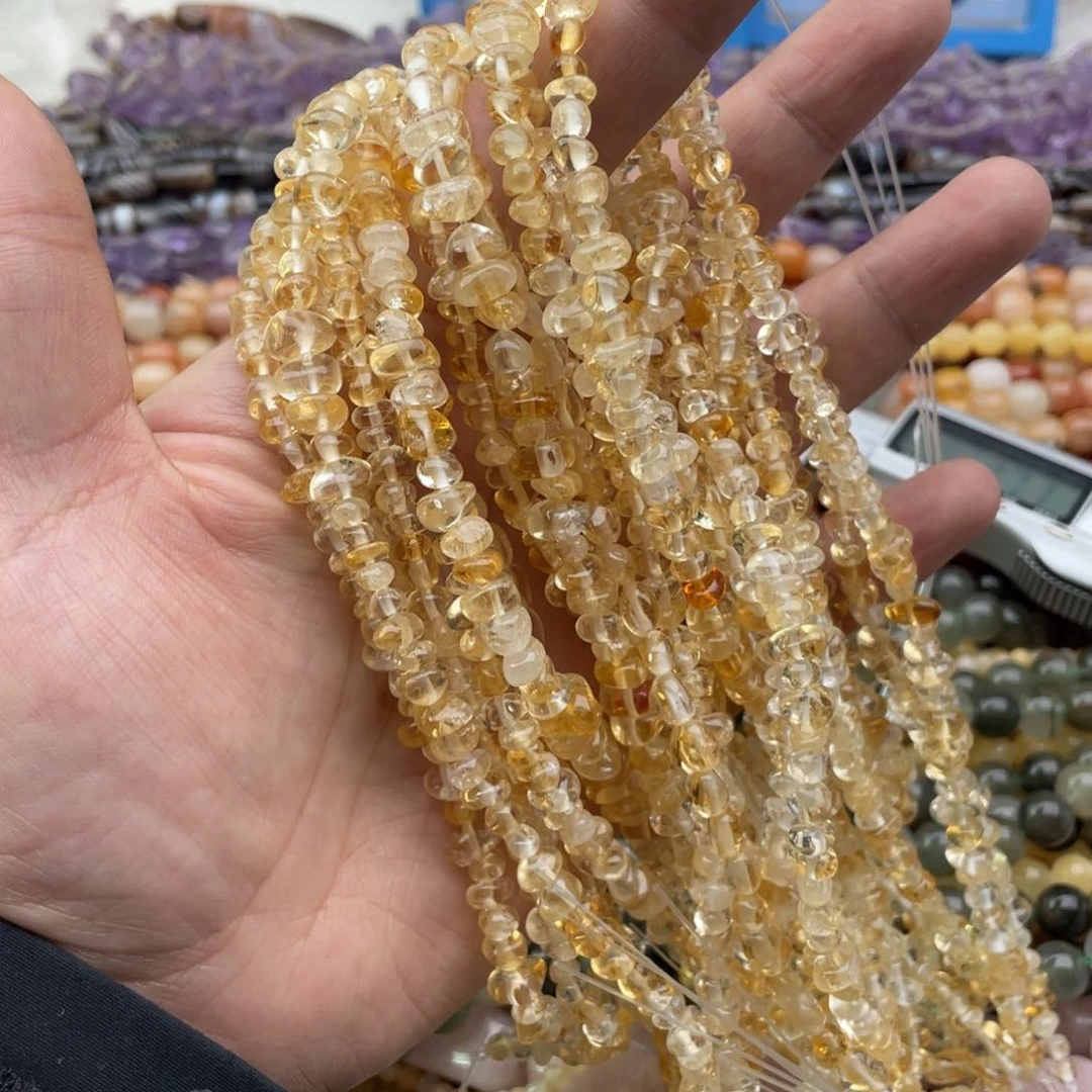 玛瑙/玉髓珠宝半成品未镶嵌姚*姚13条黄水随行