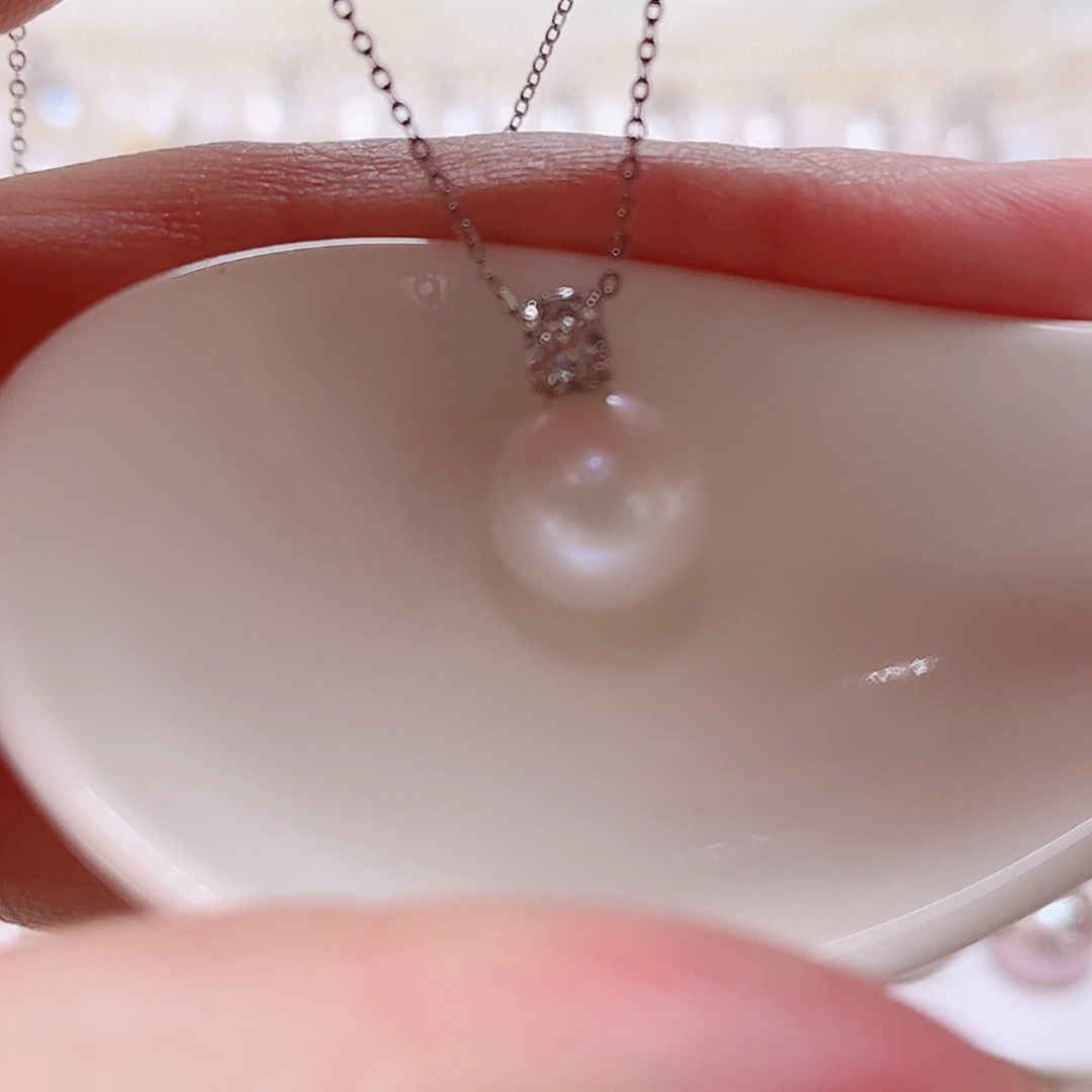 未镶嵌淡水珍珠吊坠(赠链)